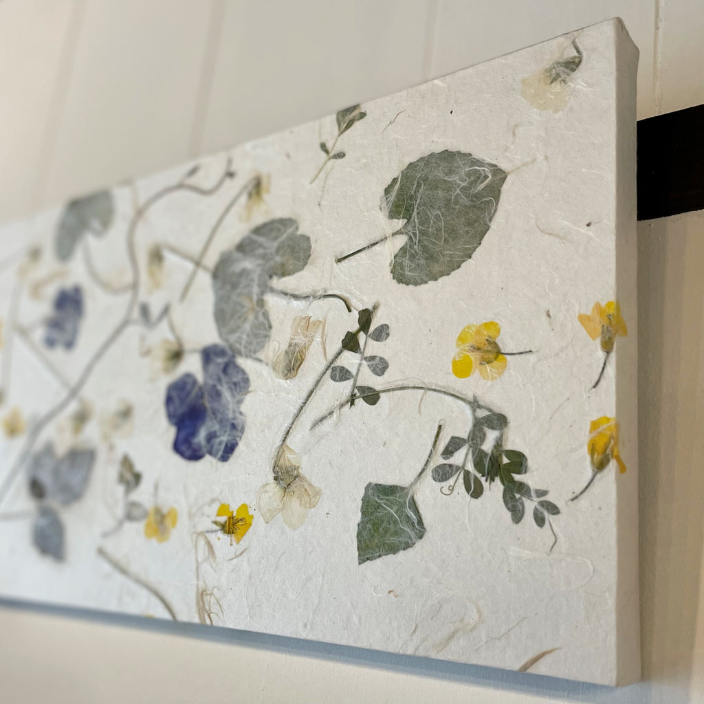 Art Panel 長方形 (45cmx20cm) お花 ①