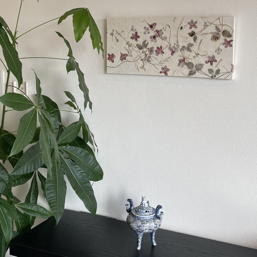 Art Panel 長方形 (45cmx20cm) お花 ③