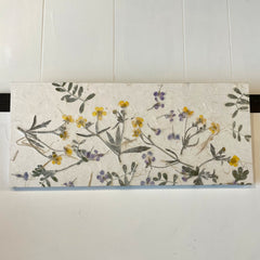 Art Panel 長方形 (45cmx20cm) お花 ②