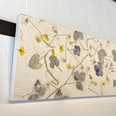 Art Panel 長方形 (45cmx20cm) お花 ①