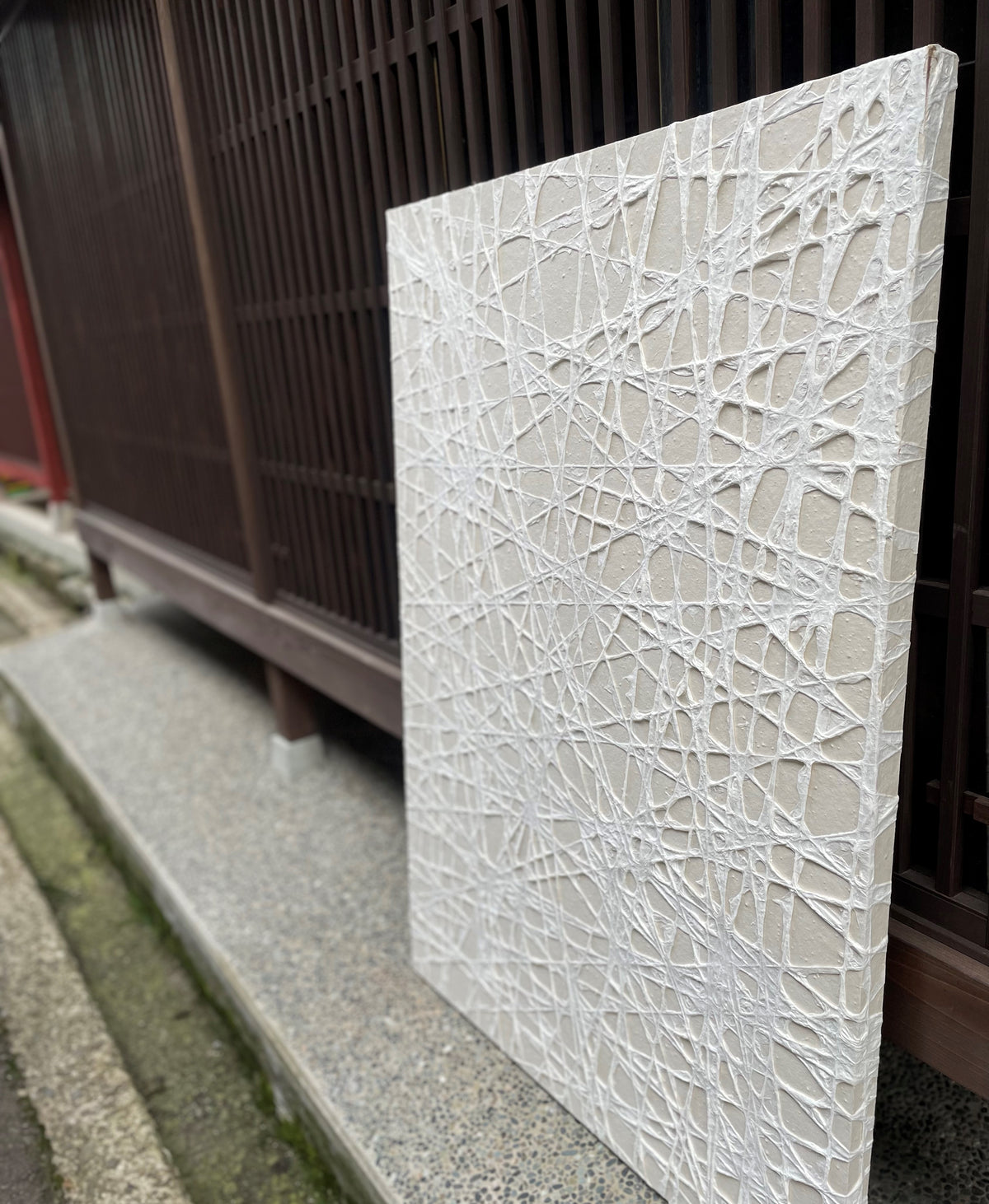 Art Panel size A0 Thread straining