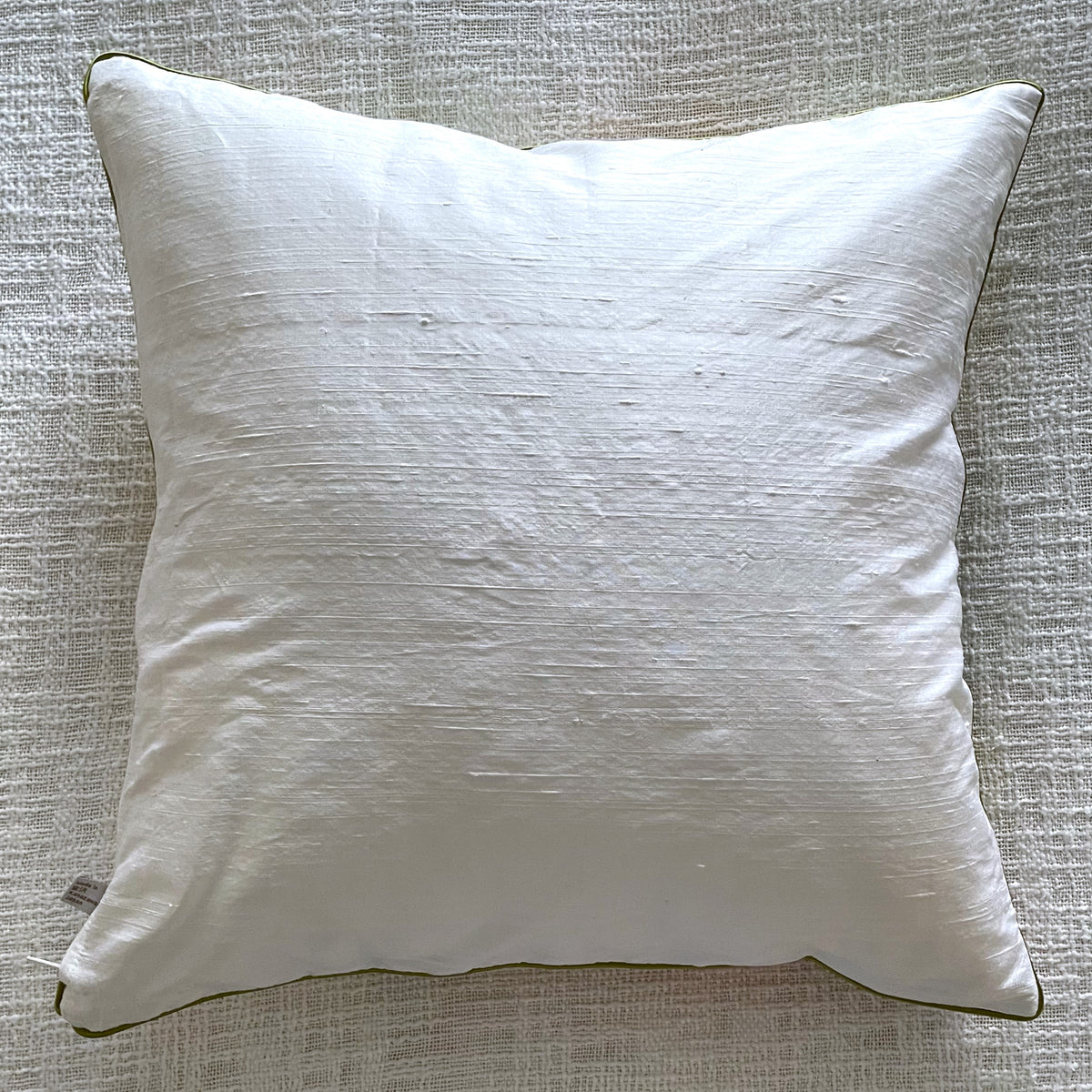 Vintage Kimono Cushion Cover Gold Flower Car