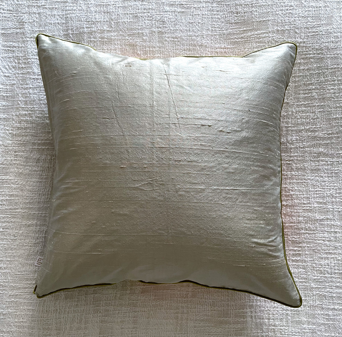 Vintage kimono cushion cover floral embroidery
