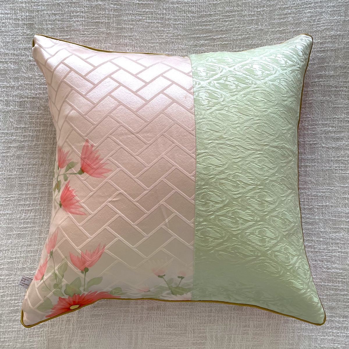 Vintage Kimono Cushion Cover Daisy①