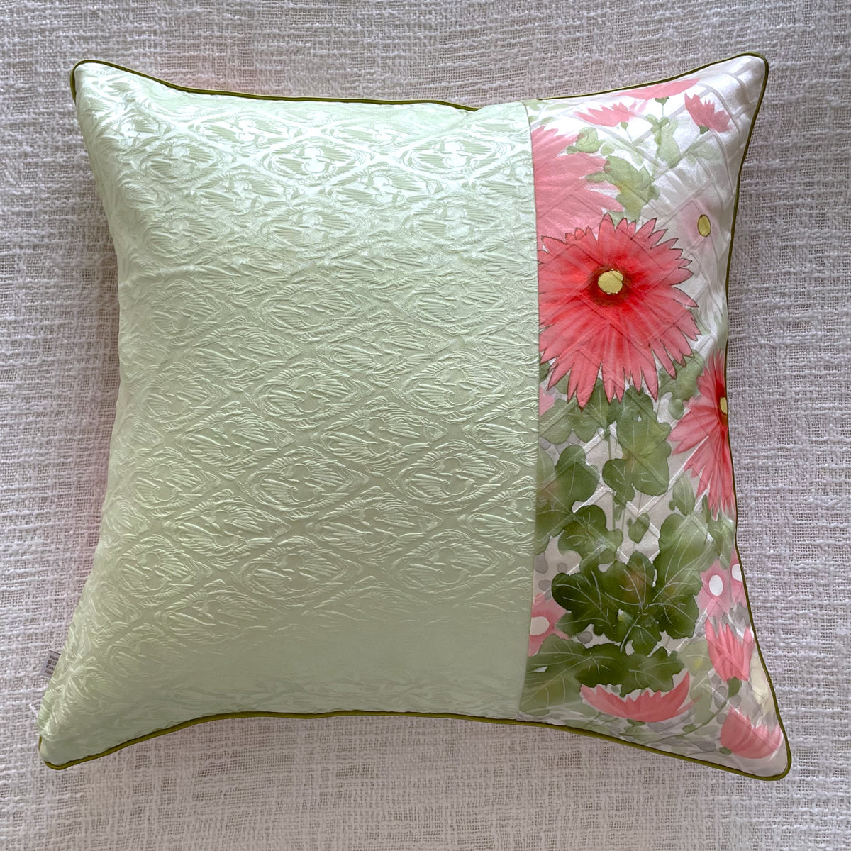 Vintage Kimono Cushion Cover Daisy②