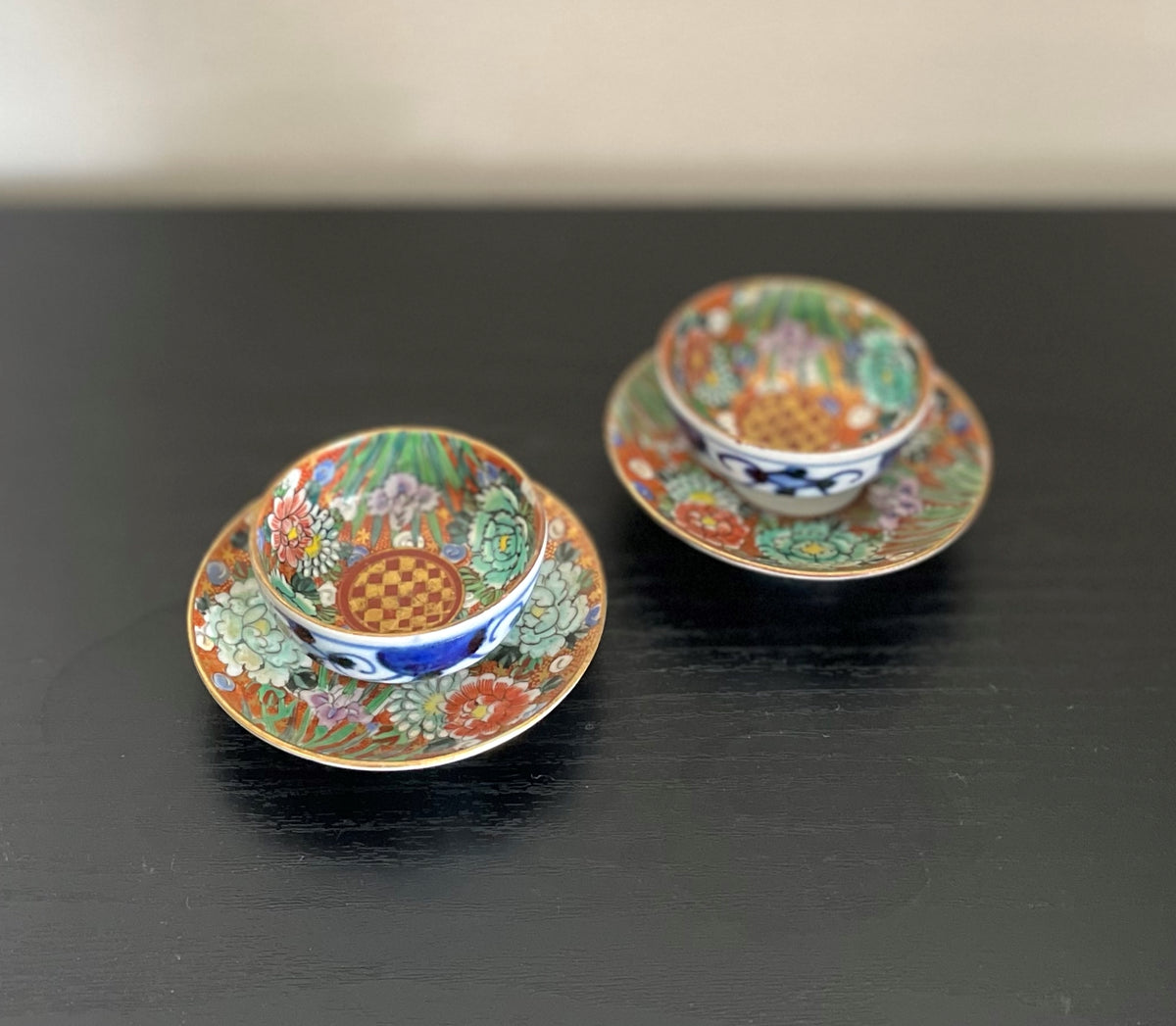 Gold princess cup with floral motifs