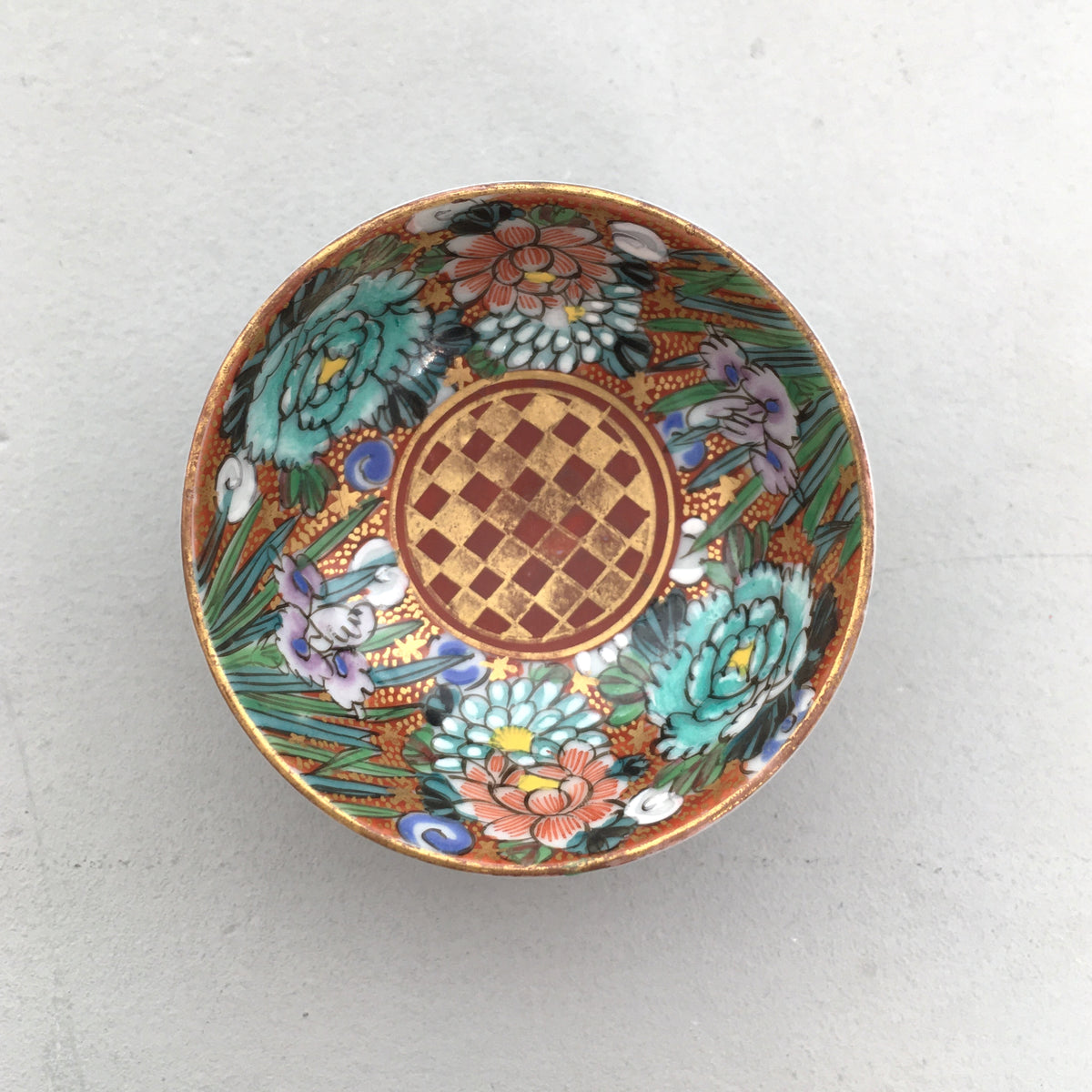 Gold princess cup with floral motifs