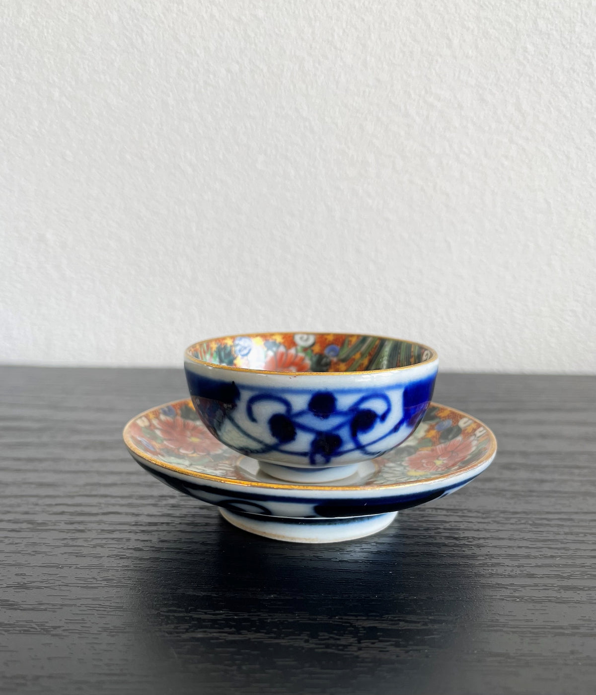 Gold princess cup with floral motifs