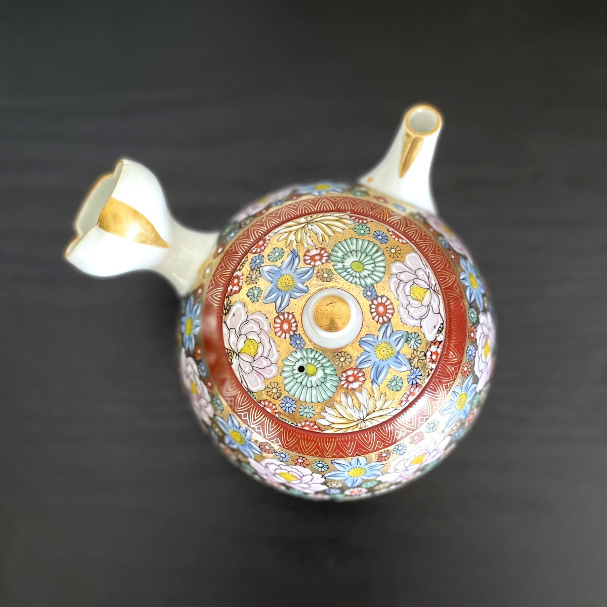 Kutani Flower Teapot