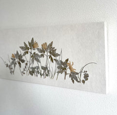 Art Panel 長方形 (45cmx20cm) お花 ⑤