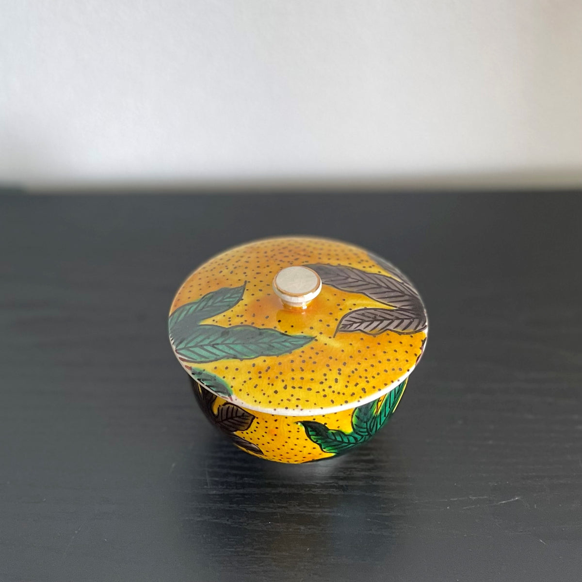 Tea bowl with lid, Kogutani copy