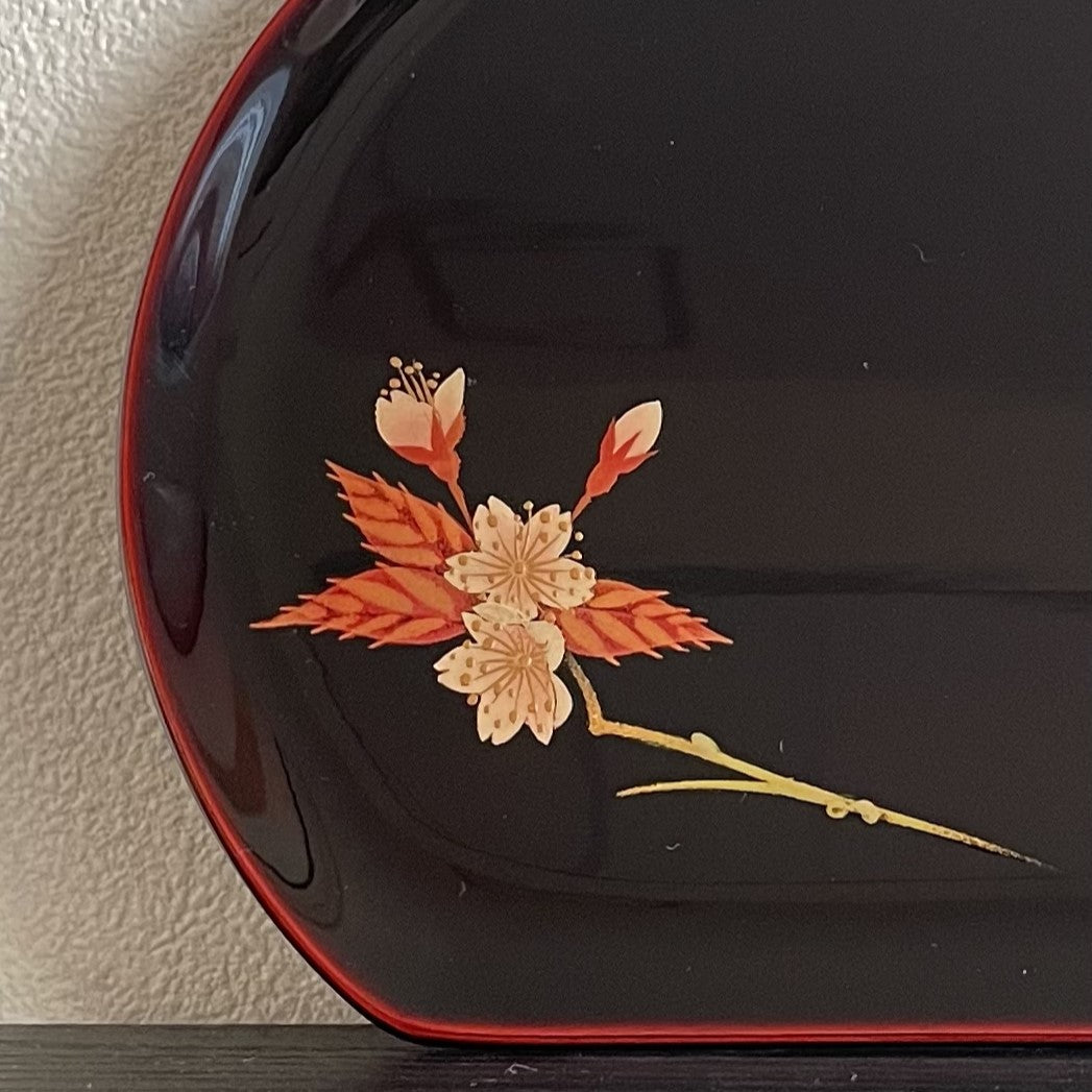 Lacquer wine glass