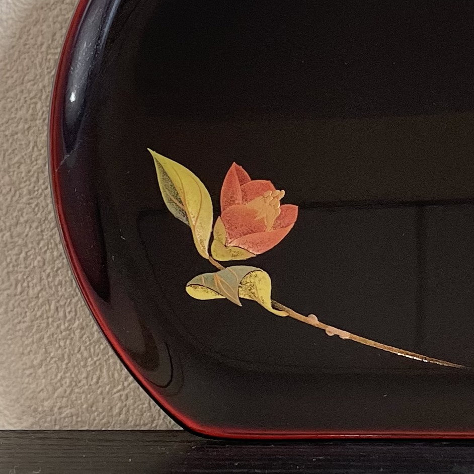 Lacquer wine glass