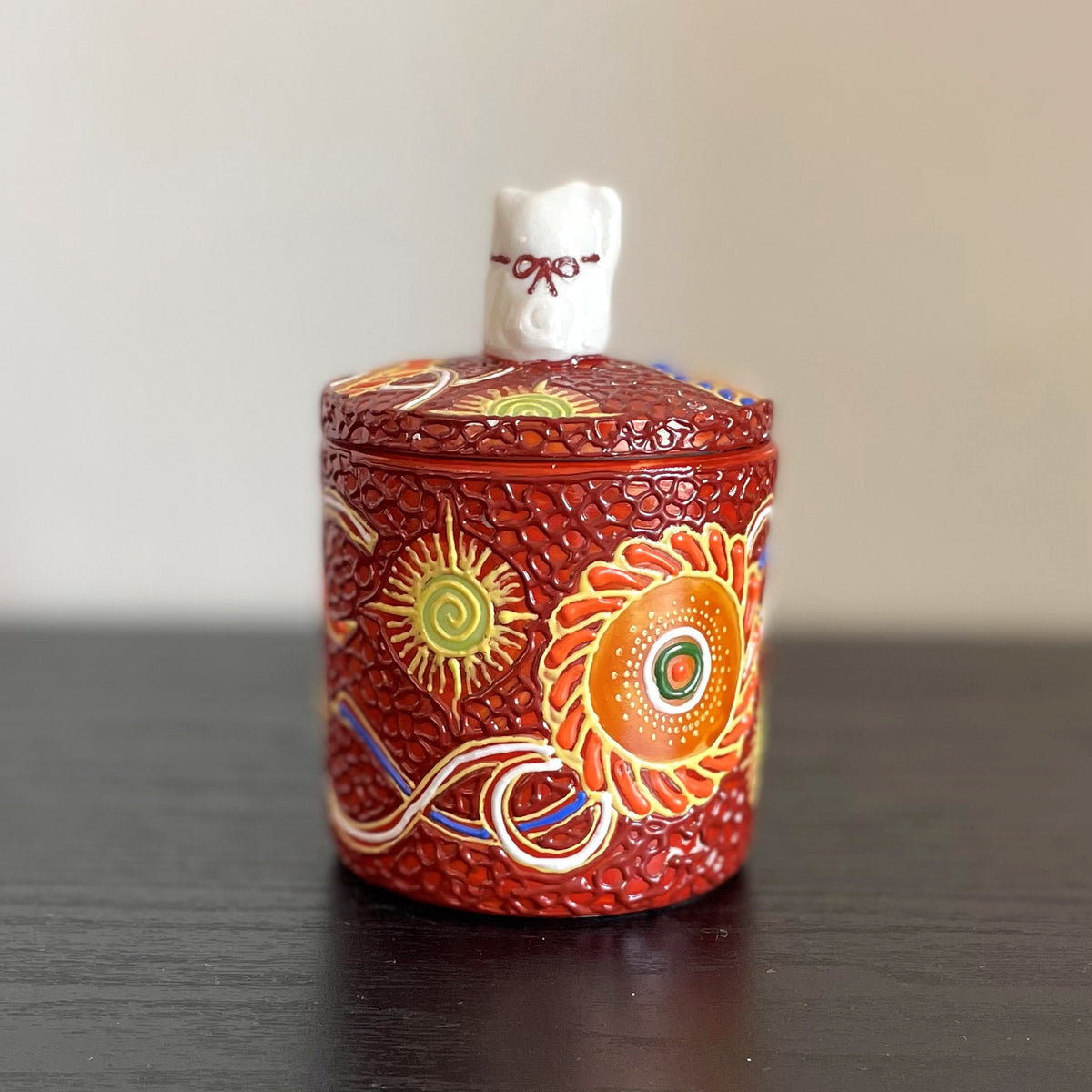 Massage Oil Candle ~Yabuya~ White Maneki Neko